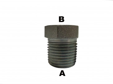 1" Male Pipe to 3/4" Male Pipe  Reducer Bushing