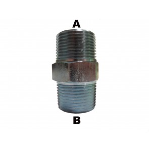 1" Male Pipe to 1" Male Pipe Hex Nipple