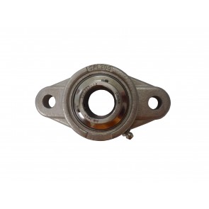 1 1/4" ID SUCSFL Series 2-Bolt Flange Stainless Steel Bearing